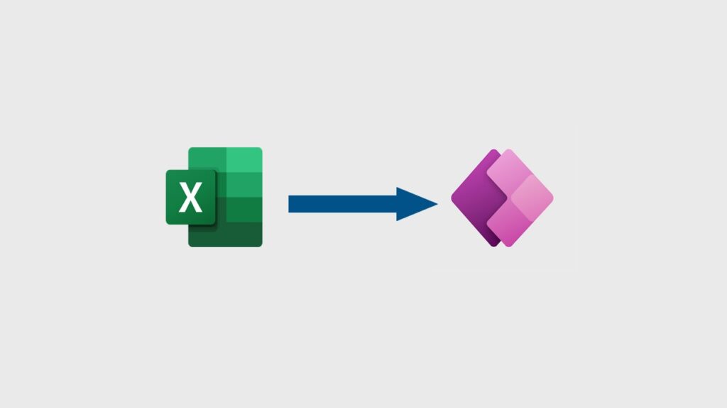 Excel to PowerApps Logos